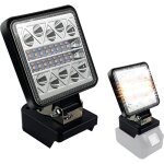 Gotrays - lampe  batterie pour batterie makita18 v - outil - lampe de chantier - lampe de poche - projecteur ...
