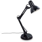 Lampe de bureau brilo ner leuchten pixa, 40 w, ip20, noir, m�tal, excl. 1x e14, � 15, 5 cm