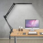 Lampe de bureau led lampe d'architecte avec bras pivotant protection des yeux lampe de bureau de lecture ...