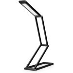 Lampe de bureau led - luminaire pliable en aluminium sans fil avec micro - usb et crochet amovible - ...