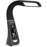 Lampe de bureau � led noir / blanc 4en1 multifonction lampe calendrier montre thermom�tre maison lampe ...