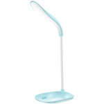 Lampe de bureau led rechargeable, portable, chargement usb et prise secteur, flexible � 360�, lampe de ...