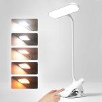 Lampe de bureau led sans fil, lampe de chevet tactile 5 couleurs&5 intensit� r�glables lampe led cou ...