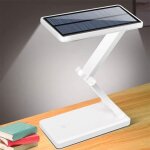 Lampe de bureau solaire, lampe de lecture de lampe de bureau solaire / usb avec la lampe de lecture solaire ...