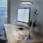Lampe de table lampe de bureau lampe de table lampe de salon lampe de lecture lampe de chambre, aluminium ...