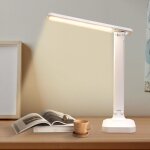Lampe de bureau, lampe de table led, pliable 3 couleurs niveaux d'�clairage, usb charge, contr�le tactile, ...
