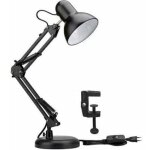 Lampe de bureau table led rtro chevet mtal lampe de lecture e27 sans illuminant noir