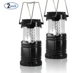 Lampe de camping led pliable2 pices lanterne de camping portable etanche lampe torche ipx5 pour eclairage ...