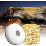 Lampe de camping rechargeable usb ? guirlande led 2 en 1 ? ip67 �tanche ? autonomie 5 � 12 heures ? 80 ...