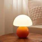 Lampe champignon en c�ramique - convient pour les chambres, les bureaux, les tables de chevet, etc. - ...