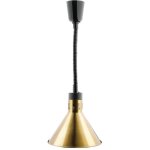 Lampe chauffante conique r�tractable finition dor�e - buffalo