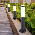 Lampe de chemin lumineuse sur pied en acier inoxydable, lampadaire d'extérieur anthracite, borne d'éclairage, ... Lampe de chemin lumineuse sur pied en acier inoxydable, lampadaire d'extérieur anthracite, borne d'éclairage, ...
