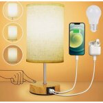 Lampe de chevet (1 pack), [a + c usb] gradation tactile infinie et r�glage des couleurs avec ampoule ...