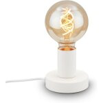 Lampe de chevet r�tro avec interrupteur � c�ble, douille e27, max. 10 watts, lampe de table vintage, ...