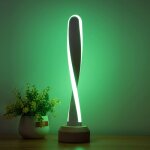 Lampe de chevet rvb � changement de couleur, lampe de chevet led moderne et cr�ative � intensit� variable, ...