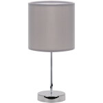 Lampe de chevet de table grise agnes e14