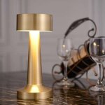 Lampe de chevet tactile sans fil led, lampe de table usb rechargeable, lumiere bureau puissante piles, ...