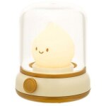 Lampe de chevet, veilleuse pour chambre et salon, lampe de chevet led avec mode chaud et mode bougie ...