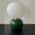 Millumine - lampe de chevet en verre adonis vert