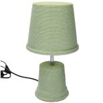 Lampe de chevet verte 18x33h cm