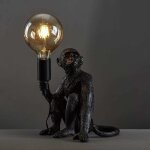 Lampe de chevet vintage en forme de singe peint pour chambre � coucher, salon, balcon, club, h�tel, loft ...