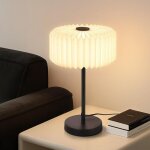 Lampe de chevet vintage table blanche c�ble design chambre abat - jour en papier g9 lampe de lecture ...