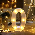 Lampe � chiffres led, chiffres lumineux de 0 � 9, d�coration led pour anniversaires, mariages, vacances, ...