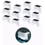 Lampe de clture solaire tanche, lumire de pont solaire, lampe d'escalier, lampes solaires de jardin ...