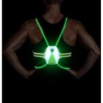Lampe course � pied, gilet r�fl�chissant running avec �clairage led r�glable, lampe de poitrine rechargeable ...