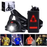 Lampe course a pied - lampe running usb rechargeable 500 lumens ipx6 �tanche lampe pectorale running ...