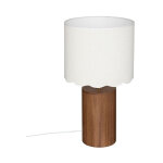 Lampe  poser cylindrique 'vania' 50cm marron