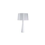 Aluminor - lampe design, lampe à poser totem blanc en metal Aluminor - lampe design, lampe à poser totem blanc en metal