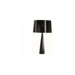 Lampe design, lampe à poser totem noir en metal, aluminor Lampe design, lampe à poser totem noir en metal, aluminor