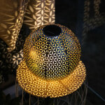 Lampe enfichable solar d'extrieur led spot de terrasse boule lampe dco de jardin gris argent piquet ...
