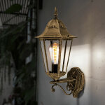 Lampe d'ext�rieur applique murale d'ext�rieur e27 lampe de terrasse lanterne d'ext�rieur bronze, aluminium ...