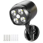 Lampe d'ext�rieur avec d�tecteur de mouvement, spot led �tanche ip65 batterie aliment� 600lm, d�tecteur ...