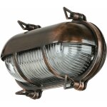 Lampe d'ext�rieur en laiton damier en verre maritime ip64 l : 21 cm h : 13 cm e27 en cuivre applique ...