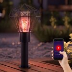 Lampe d'extrieur, lampadaire, lampe de chemin, lampe de terrasse, lampe de jardin, acier inoxydable, ...