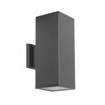 Licht - erlebnisse - lampe ext�rieure murale ip54 anthracite e27 fonte d'aluminium moderne up down lampe ...