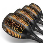 Lampe flamme solaire tanches ip65 torche de jardin lumires solaire de flammes exterieur dcoration ...