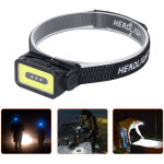 [jamais utilis�] lampe frontale cob usb rechargeable avec source rouge lampe frontale led pour randonn�e ...