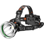 Lampe frontale led outdoor night fishing spot headmount, lampe de mine rechargeable par usb