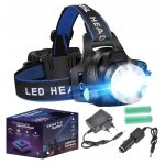 Lampe frontale � led lampe frontale rechargeable lampe frontale cree zoom puissante