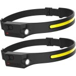 Lampe frontale puissante et �tanche pour la course, le camping, le v�lo, les casques, la p�che, les r�paration ...