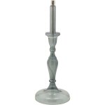 Lampe  huile en verre smok candle 14 x 38. 5 cm