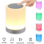 Lampe intelligente enceinte bluetooth multicolore timer / aux / sd card Lampe intelligente enceinte bluetooth multicolore timer / aux / sd card