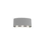 [neu. haus] - lampe d'intrieur led carlo pour extrieur - argent mat - 6, 5 w - 510 lm - ip54 neuhaus ...