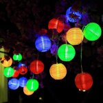 Lampe lanterne led solaire, aled light 20 led ip65 tanche guirlande lumineuse led lanterne lampion solaire ...