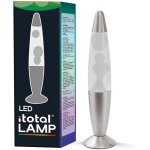 Lampe � lave led i - total xl2677 avec r�sistance chauffe cire, sans ampoule (vert, base argent, cire ...