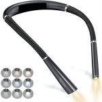 Lampe de lecture de cou rechargeable, lampe de chevet, 3 couleurs, flexible et pliable, lumi�re del, ...